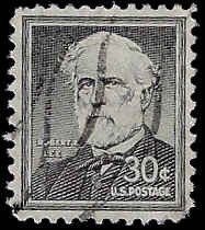 U.S. #1049 Used; 30c Robert E. Lee (1955)