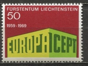 Liechtenstein; 1969: Sc. # 453,  MNH Cpl. Set