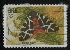 Ireland 1994 used Sc 936 32p Garden Tiger Moth - self-adhesive