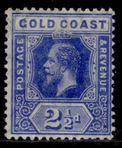 GOLD COAST GV SG76, 2½d bright blue, M MINT. Cat £15.