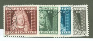 Liechtenstein #172-175 Used Single (Complete Set)