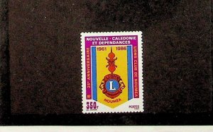 NEW CALEDONIA Sc 550 NH ISSUE OF 1986 - LIONS INT'L