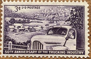 US #1025 MNH Single Trucking Industry SCV $.25 L23