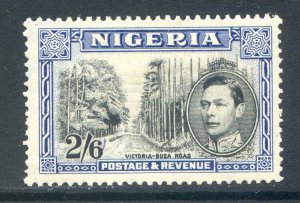 Nigeria 2/6 Black & Blue SG58a Mounted Mint