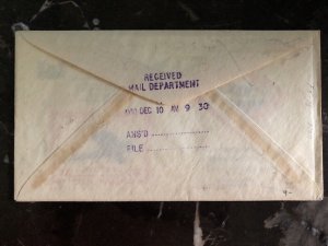1930 La Guaira Venezuela First Flight cover FFC To New York USA