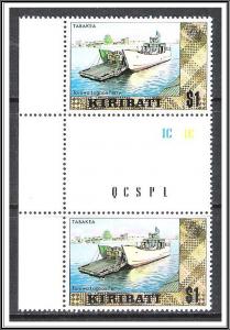 Kiribati #339a Cultural & Scenic Views Gutter Pair MNH