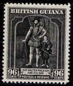 BRITISH GUIANA GV SG299, 96c black, M MINT. Cat £42.