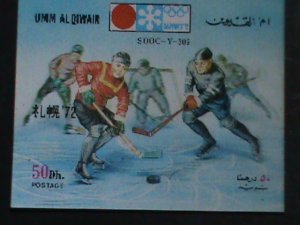 ​UM-AL QIWAIN STAMP-1972- OLYMPIC GAME MUNICH'72 - AIRMAIL- 3-D STAMP MNH #5