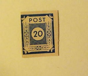 GERMAN  #54B cat.2500M($1300.00) MINT LIGHT HINGED