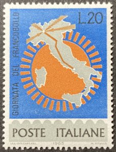 Italy 1965 #924, Stamp Day, MNH.