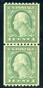 US SCOTT #486, Pair, Mint-XF-Sup-OG-NH W/ PSE & PF Certs SMQ $85 (DFP 8/13/20) 