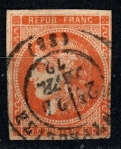 France #47  F-VF Used CV $100.00