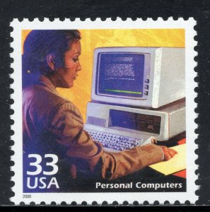 3190n ** PERSONAL COMPUTERS ** U.S. Postage Stamp MNH  