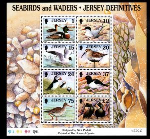 Jersey Scott 785a MNH** Seabirds souvenir sheet