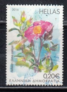 Greece 2016 Sc#2763 Cistus creticus Used