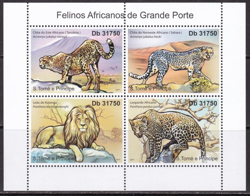 Sao Tome and Principe, Fauna, Animals. MNH / 2011