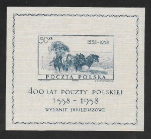 Poland 1958 - MNH - Souvenir Sheet - Scott #830