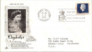 Canada 1961 FDC - Elizabeth II - Ottawa, Ontario - Single - J3868