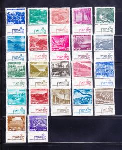 Israel 461-474 Tabs Set MNH Scenes (B)