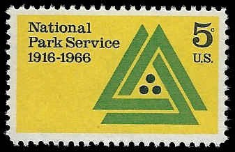 U.S. #1314 MNH; 5c National Park Service (1966) (3)