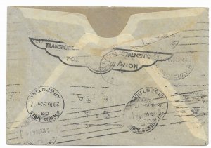 Germany  C-53   airmail cover  Berlin to Paraguay  1934