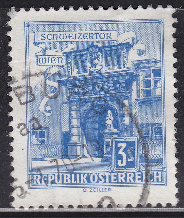 Austria 699 Swiss Gate, Vienna 1962