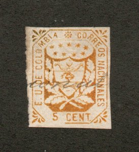 Colombia - Sc# 30 Used - pen cancel            /            Lot 0923265