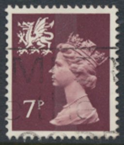 Wales  GB  Machin 7p SG W23  Used 1 band  SC# WMMH8  see details