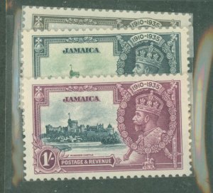 Jamaica #110-12 Unused Multiple