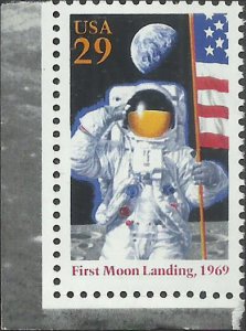 # 2841a MINT NEVER HINGED ( MNH ) MOON LANDING
