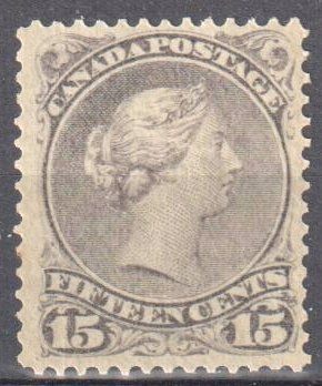 Canada #30 Mint VF NH Large Queen $360.00