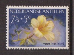 Netherlands Antilles  #B22  MH  1955  flowers  7 1/2c