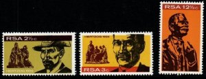 SOUTH AFRICA SG273/5 1968 INAUGURATION OF GENERAL HERTZOG MNH