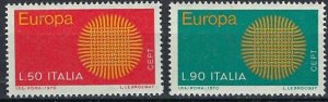 Italy 1013-14 MNH 1970 Europa