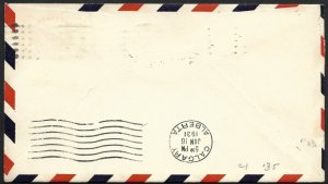 Doyle's_Stamps: Canada Postal History: Lethbridge-Calgary 1st Flight Cover