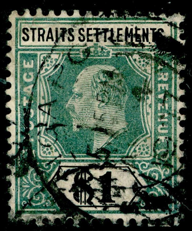 MALAYSIA - Staits Settlements SG11a, 2c yellow-brown, USED. Cat £80. 