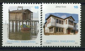 078 - MACEDONIA 2011 - Architecture - MNH Set