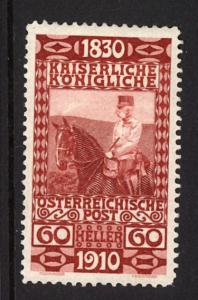 Austria 1910  Scott #140 MLH