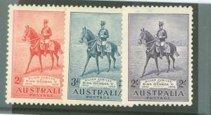 Australia  #152-154 Unused Single (Complete Set)