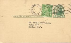 M) 1935, USA, FRANKLIN 1 CENT, JEFFERSON 1 CENT, POSTAL STATIONARY, STAMPS IN CO