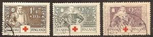 Finland B 15-17 Used 1934 Red Cross CV $11.50