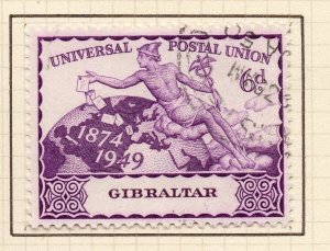 Gibraltar 1949 Early Issue Fine Used 6d. NW-158328