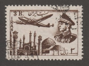 Persia, Middle East, stamp, scott#c71, used, hinged, air mail, 3r