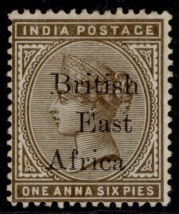 BRITISH EAST AFRICA QV SG51, 1a 6p sepia, M MINT.