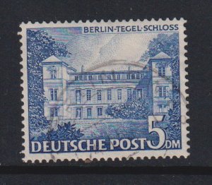 Germany  Berlin   #9N60  used 1949 Tegel castle 5m