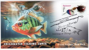 SC 5964, 25-123b, 2025, Freshwater Fishing Lures, Event Cover, Pictorial Postmar