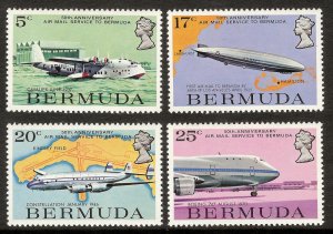 BERMUDA SC# 318-21 VF MNH 1975