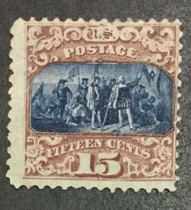 MOMEN: US STAMPS #119 MINT OG H LOT #34346