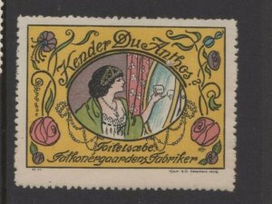 Denmark - Anthos Soap Factory Advertising Stamp- NG