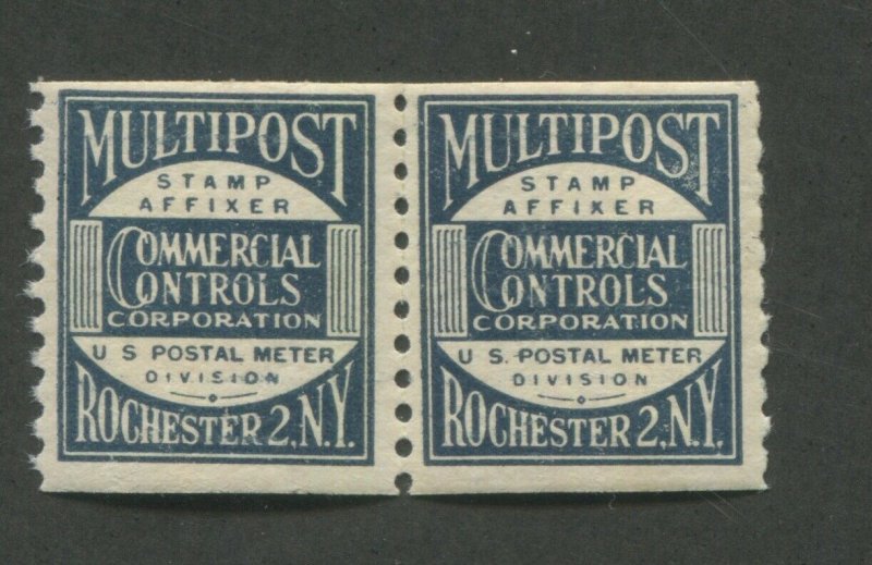 1944 United States Multipost Commercial Controls Test Stamp #TD88 Mint F/VF